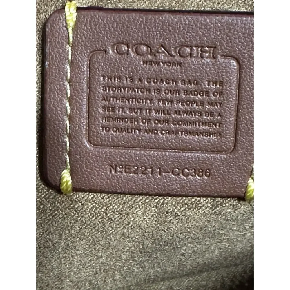 Coach camera bag